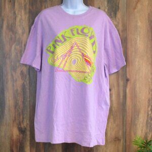NWT Pink Floyd 100% Cotton Lavender Graphic Tee S/M